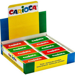 Carioca 40150 Λευκή Γόμα για Μολύβι Γραφίτη - 1 Τεμάχιο