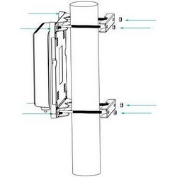 Αξεσουάρ Κεραίας Allnet Switch outdoor 3 Port Gigabit 100W Mast-Montage/Pole-Mount Kit