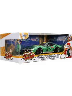 Jada Street Fighter Cammy & 1969 Chevrolet Corvette Stingray Zl1 Φιγούρα Δράσης για 8+ Ετών