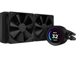 NZXT Kraken Elite 240 Black Υδρόψυξη CPU 120mm για Socket 115x / AM4 / TR4 / 1200 / sTRX4 / 1700 / AM5