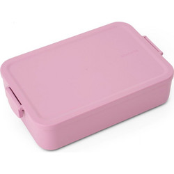 Δοχείο Φαγητού Make & Take Bento 081.2413/83 25,5x16,7x6,2cm 2lt Pink Brabantia Πλαστικό