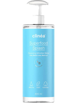 Clinea Superfood Splash Micellar Water Ντεμακιγιάζ 400ml