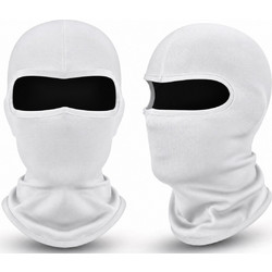 ΣΚΟΥΦΟΣ FULL FACE POLYESTER ΛΕΥΚΟΣ (ΜΠΑΛΑΚΛΑΒΑ)