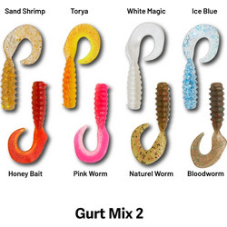 Gurt 60mm 8 Τεμάχια Τεχνητό Δόλωμα Σιλικόνη 6cm MIX 2