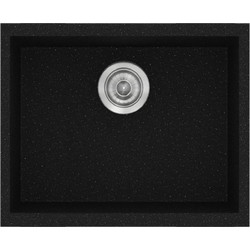 Sanitec Classic 341 Ένθετος Νεροχύτης Γρανίτη Ματ Metallic Space 40x50cm