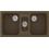 Sanitec Classic 325 Επικαθήμενος Νεροχύτης Γρανίτη Ματ Granite Rust 97x51cm
