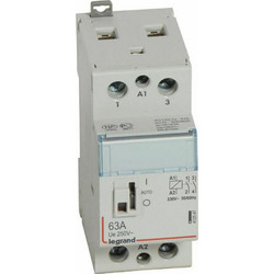 Power contactor CX - with 230 V coll and handle - 2P - 250 V - 63 A - 2 N/O