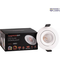 LED Downlight 8W Dali Dim to Warm 520lm IP44 38 CRI90 PF0,9 (Internal Driver Included) RAL9003