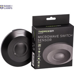 Microwave Switch Sensor 1-8m max2000W IP20 black