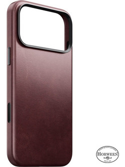 Nomad Traditional Leather Case Burgundy Horween iPhone 18 Pro Max / 17 Pro Max Θήκη 114771114J4J