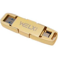 WELX - ULTRAFAST GOLD - Dual USB-A / USB-C Drive Pro (128GB)