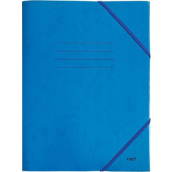 Next φάκελος με λάστιχο οικολογικός μπλε Υ32x24,5εκ. 320 γρ