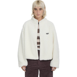 Volcom Wylding Out Sherpa Γυναικείο Μπουφάν Off White B4832601-OFF