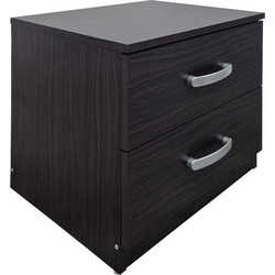 Κομοδίνο Athos pakoworld σε wenge απόχρωση 48x40x41.5εκ