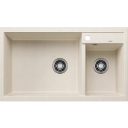 Blanco Metra 9 Ένθετος Νεροχύτης Γρανίτη Soft White 86x50cm