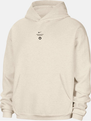 Nike Dri-FIT Standard Issue Ανδρική Μπλούζα με Κουκούλα Pale Ivory/Htr/(Black) IO0816-110