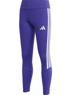 TRAIN ESSENTIALS 3-STRIPES LEGGINGS PURPUR/WHITE