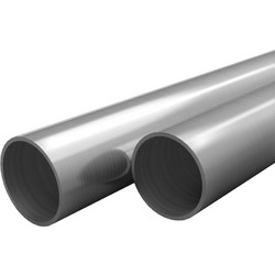 vidaXL Σωλήνες 2 τεμ Στρογγυλοί V2A 2 μ/O42x1,8 χιλ Ανοξείδωτου Χάλυβα