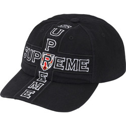 Supreme Cross 6-Panel Καπέλο Jockey Μαύρο