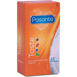 Pasante Taste Προφυλακτικά με Γεύσεις & Λιπαντικό 12τμχ