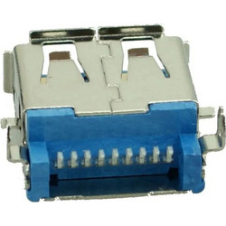 USB 3.0 Connector A TYPE (F, DIP) Silver