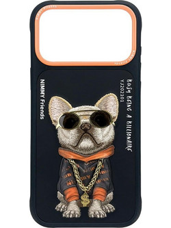 Nimmy Glasses Cool Dog Case Black (iPhone 18 Pro Max / 17 Pro Max)
