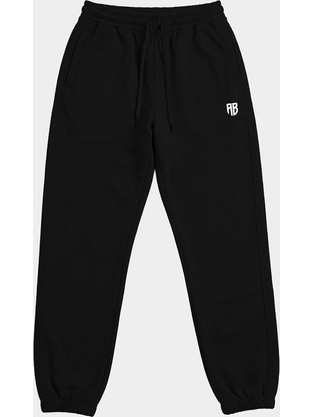 Antetokounbros AB Jogger Pants Ανδρικό Παντελόνι Φόρμας Μαύρο