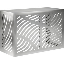 vidaXL Κάλυμμα κλιματιστικού Ασημί 90 x 40 x 60 cm