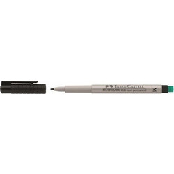 Faber-Castell Multimark Μαρκαδόροι Μαύρο Σετ 10τμχ 152699