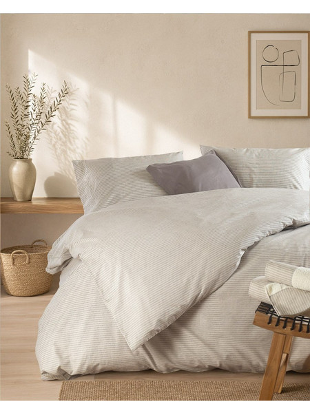Κουβερλί Μονό Σετ Nova Sand Beige Cotton Rythmos (160x240) 2Τεμ