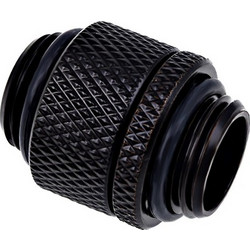 Alphacool Eiszapfen Double Nippel Rotatable G1/4 Outer Thread to G1/4 Outer Thread Fittings Μαύρο 17244