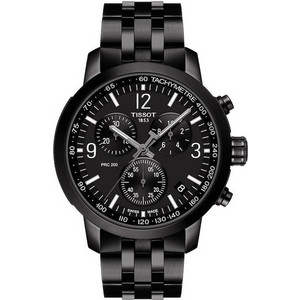 Tissot PRC 200 Ανδρικό Ρολόι Χρονογράφος με Μαύρο Μεταλλικό Μπρασελέ T114.417.33.057.00 Tissot PRC 200 Ανδρικό Ρολόι Χρονογράφος με Μαύρο Μεταλλικό Μπρασελέ T114.417.33.057.00