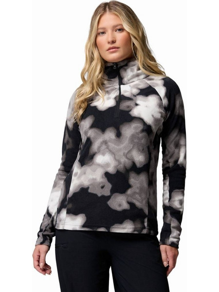 ΓΥΝΑΙΚΕΙΑ ΜΠΛΟΥΖΑ GLACIAL+x2122 IV PRINT 1/2 ZIP FLEECE