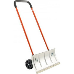 VEVOR Snow Pusher Shovel with Wheels