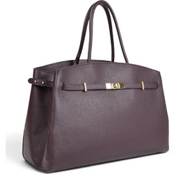 Passaggio Leather Γυναικεία Τσάντα Χειρός Δερμάτινη Μπορντό 5089-KR-06