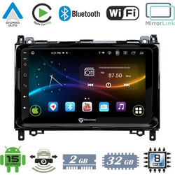 VenCore 3236-10007-0759B1 - Οθόνη Multimedia Android 15 9" 9109A MTK6762 Octa-Core 2GB/32GB IPS με Πρόσοψη, CarPlay, Android Aut