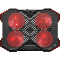 Genesis Oxid 260 Cooling Pad Laptop έως 17" με 4 Ανεμιστήρες & Φωτισμό
