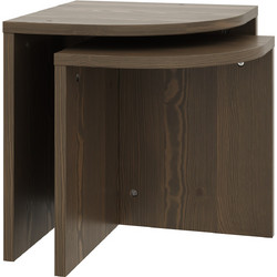 Karup Combine Σετ Βοηθητικά Τραπεζάκια Σαλονιού 106 Carob Brown
