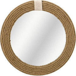 Καθρέπτης Rope pakoworld φυσικό 60x2x60εκ 233-000015