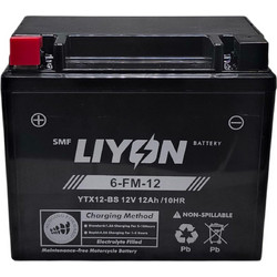 GK Μπαταρία Μοτοσυκλέτας YTX12-BS 180A 10Ah