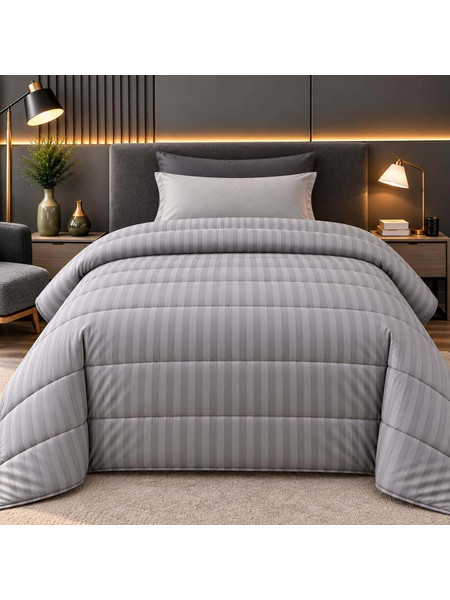 Astron Πάπλωμα Μονό 160x240 Italy Light Grey