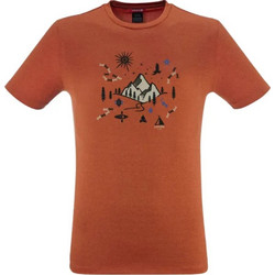 LAFUMA Shift Tee T-Shirt M, Ανδρικό Μπλουζάκι, LFV12539_2998 /Brick Red