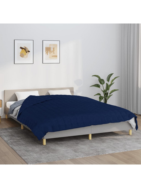 vidaXL Κουβέρτα Βαρύτητας Μπλε 200 x 225 εκ. 9 κ. Υφασμάτινη