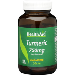 Health Aid Turmeric 750mg 60 Ταμπλέτες