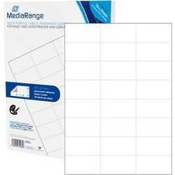 MEDIARANGE ΕΤΙΚΕΤΕΣ ΓΕΝΙΚΗΣ ΧΡΗΣΗΣ 70Χ37MM. ΛΕΥΚΕΣ (1.200 PACK) - (MRINK149)