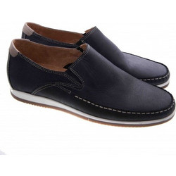 Nice step Ανδρικά loafer 724 black