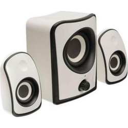 Konig CS21SPS Ηχεία Υπολογιστή 2.1 8W White