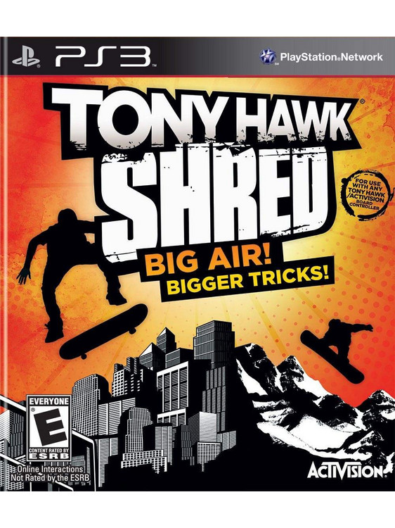 Tony Hawk's Shred PS3