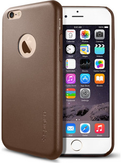 Spigen Leather Fit Olive Brown (iPhone 6/6s)