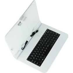 Blun Book With Keyboard White (Universal 7")
